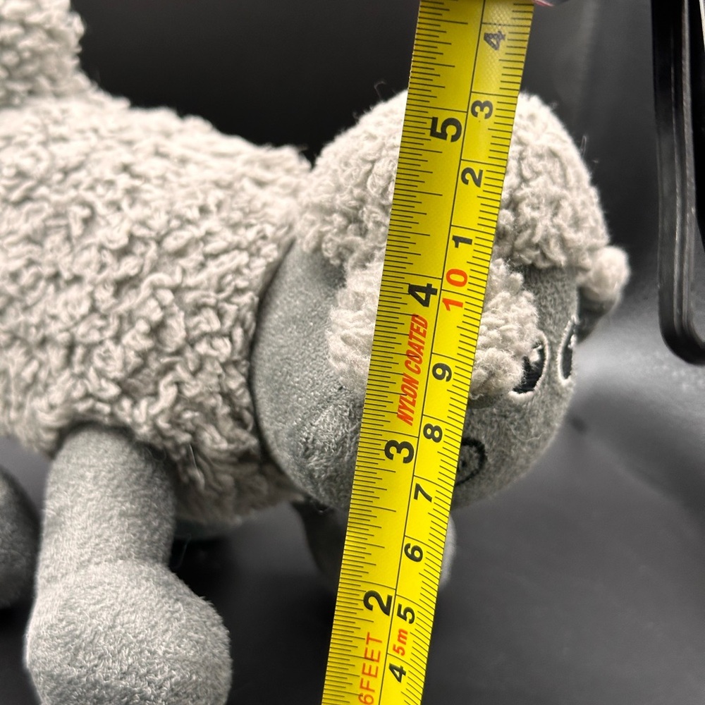 Sherpa CVS Exclusive Retired‎ Grey Embroidered  7" Stuffed Squeaky Plush Dog Toy - Picture 11 of 16